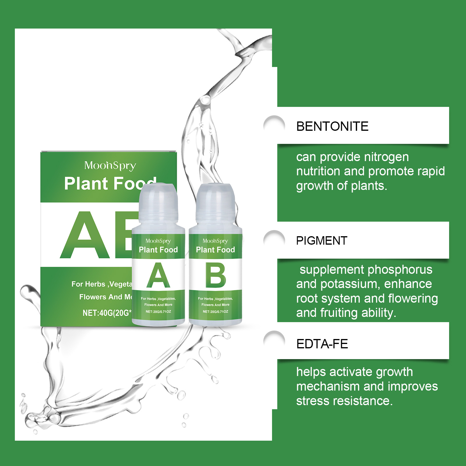 ムーンスプリ ハイドロポニック養液 AB デュアルエージェン - Nutrient Solution Ab のレビューと価格