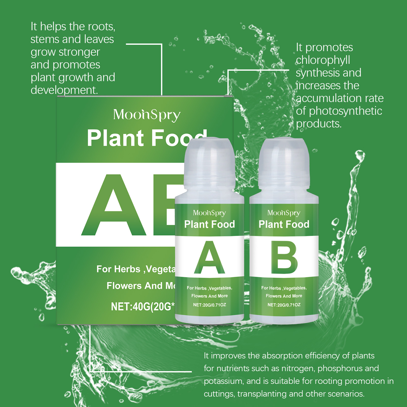 ムーンスプリ ハイドロポニック養液 AB デュアルエージェン - Nutrient Solution Ab のレビューと価格